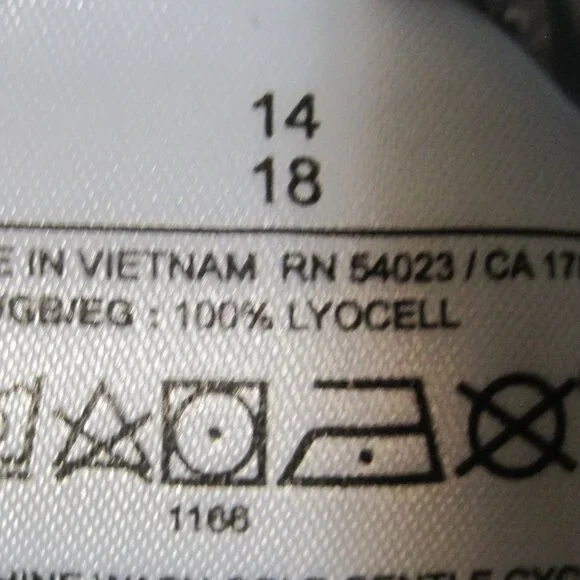 NWT  Gap Factory TENCEL™ Lyocell Easy Wide-Leg Trousers sz 14 - Picture 10 of 10